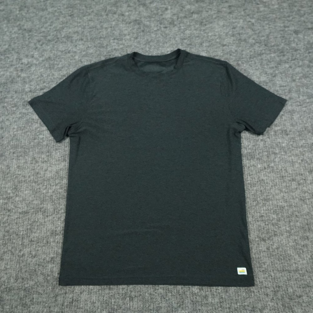 Vuori Shirt Mens Large Gray Strato Tech Tee Performance UPF Workout Comfort
